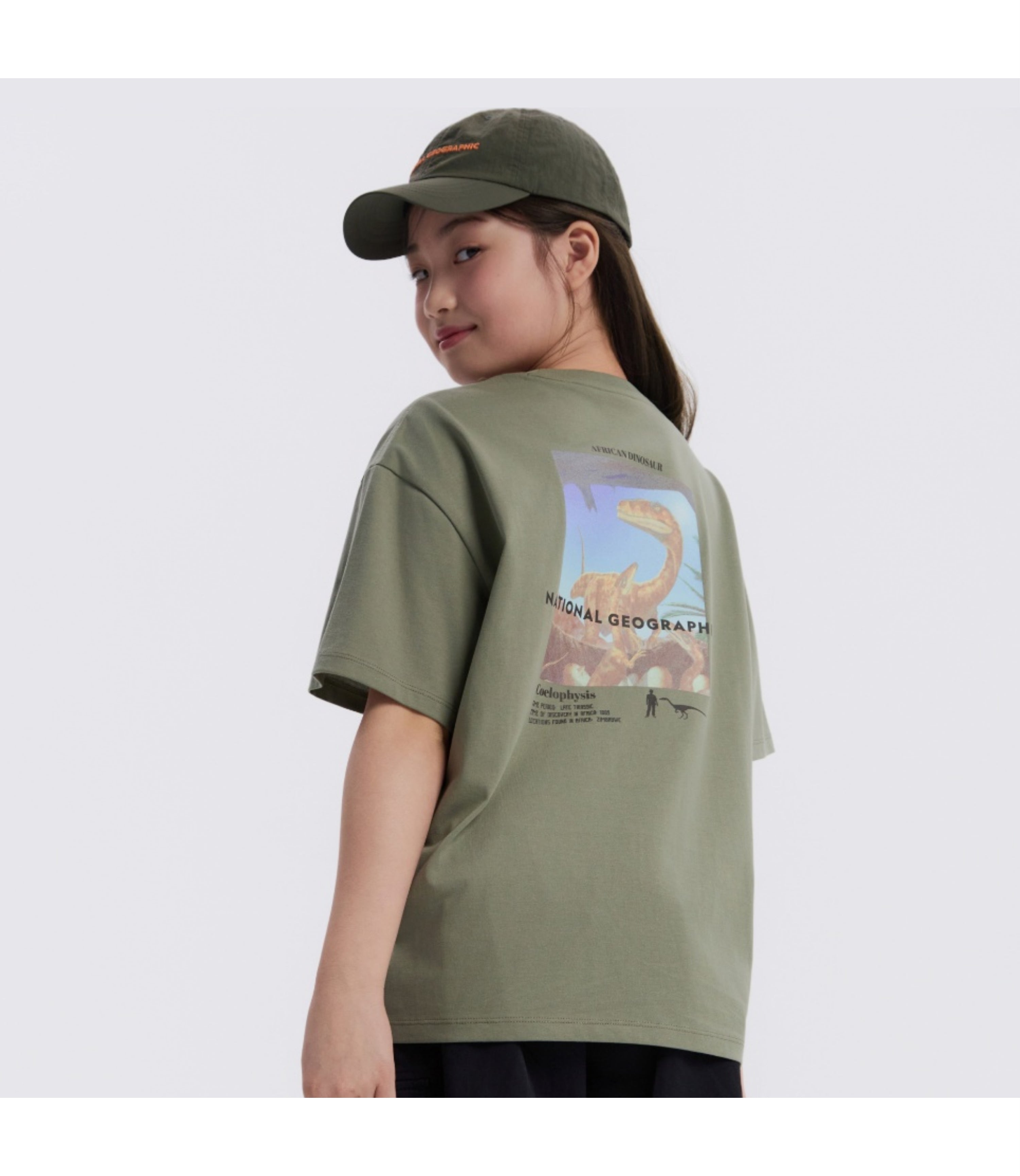 Kid's Adventure Graphic Short Sleeve Tee<br>KHAKI
