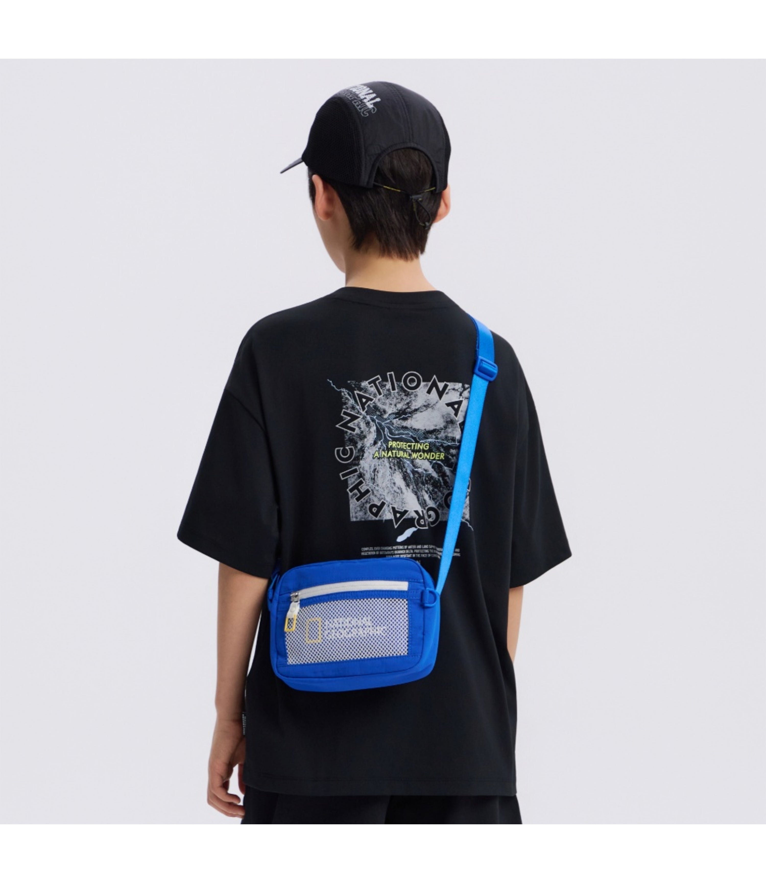 Kid's Square Crossbody Bag<br>BLUE