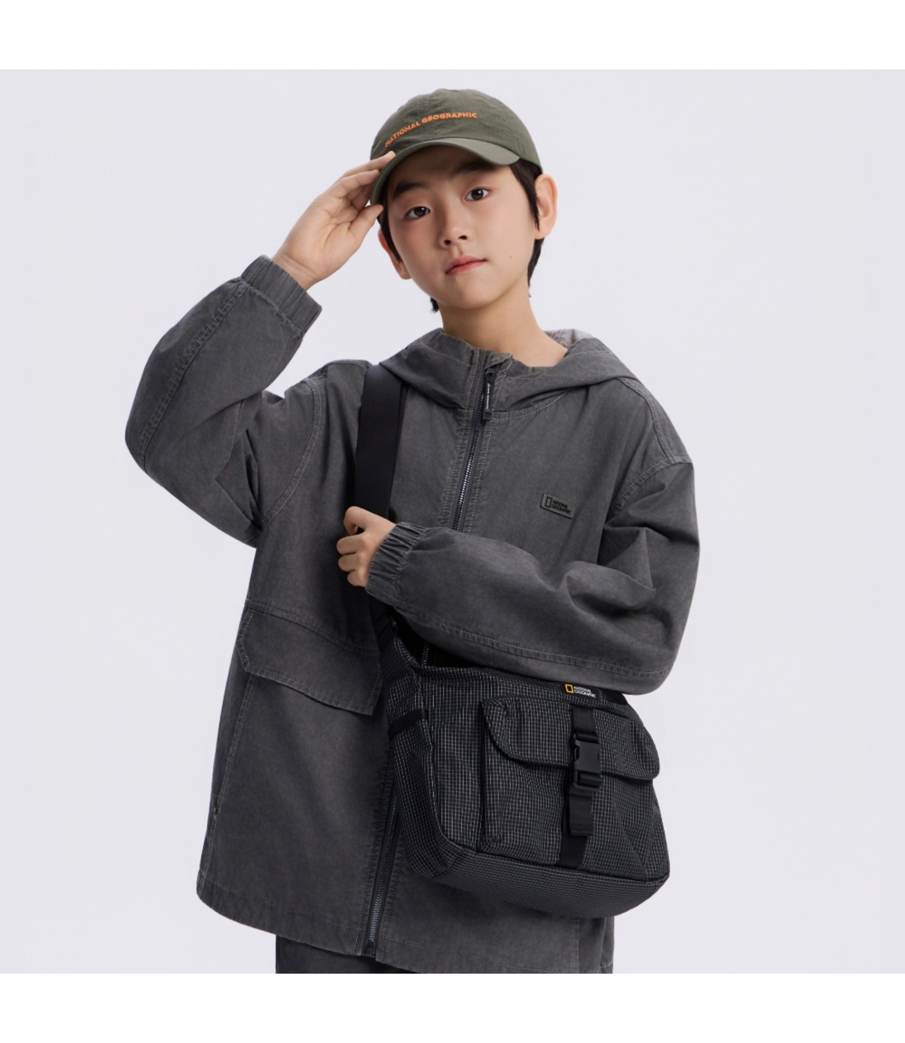 Kid's Adventure Crossbody Bag<br>BLACK