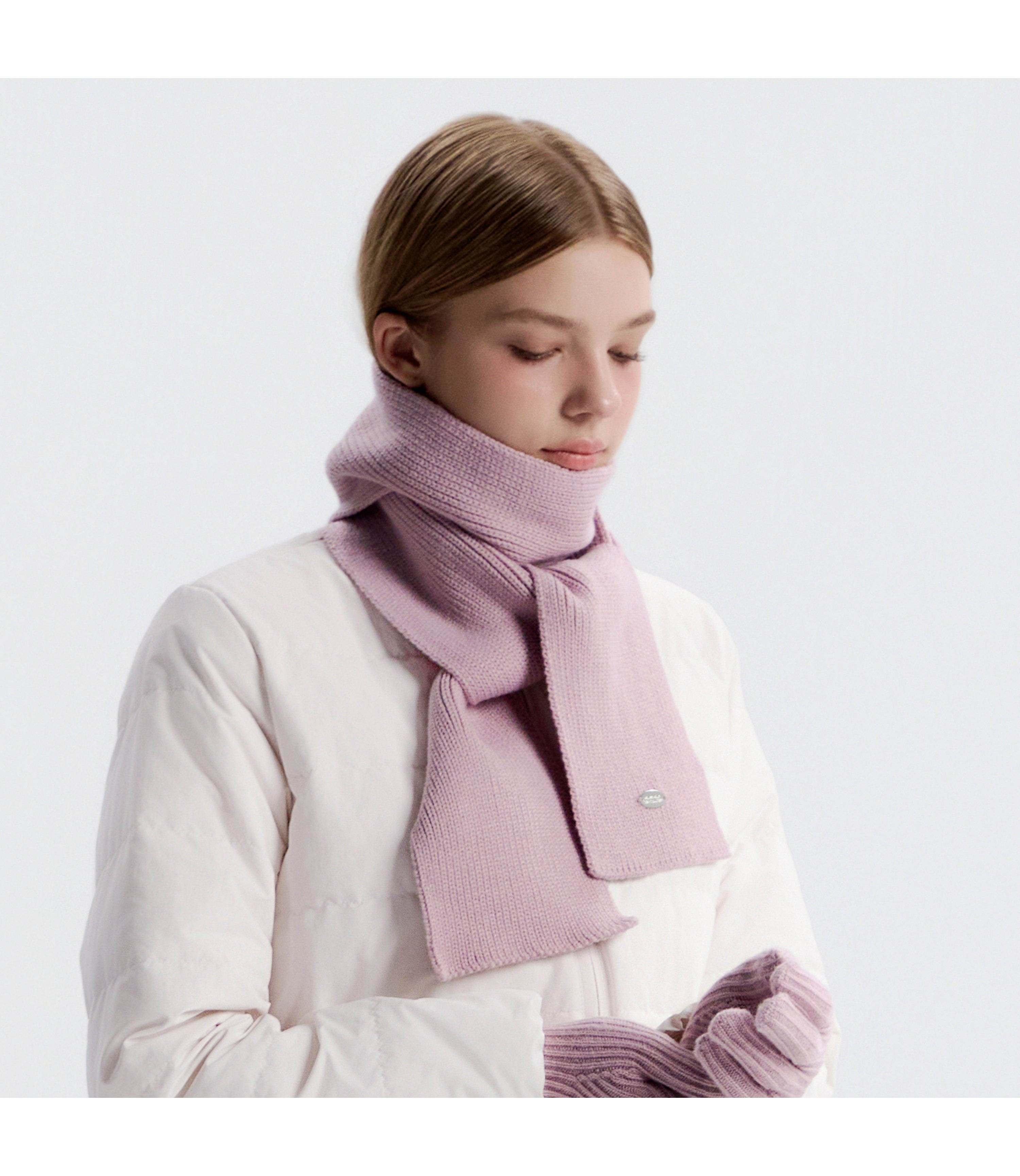 Cozy Knit Muffler<br>PINK