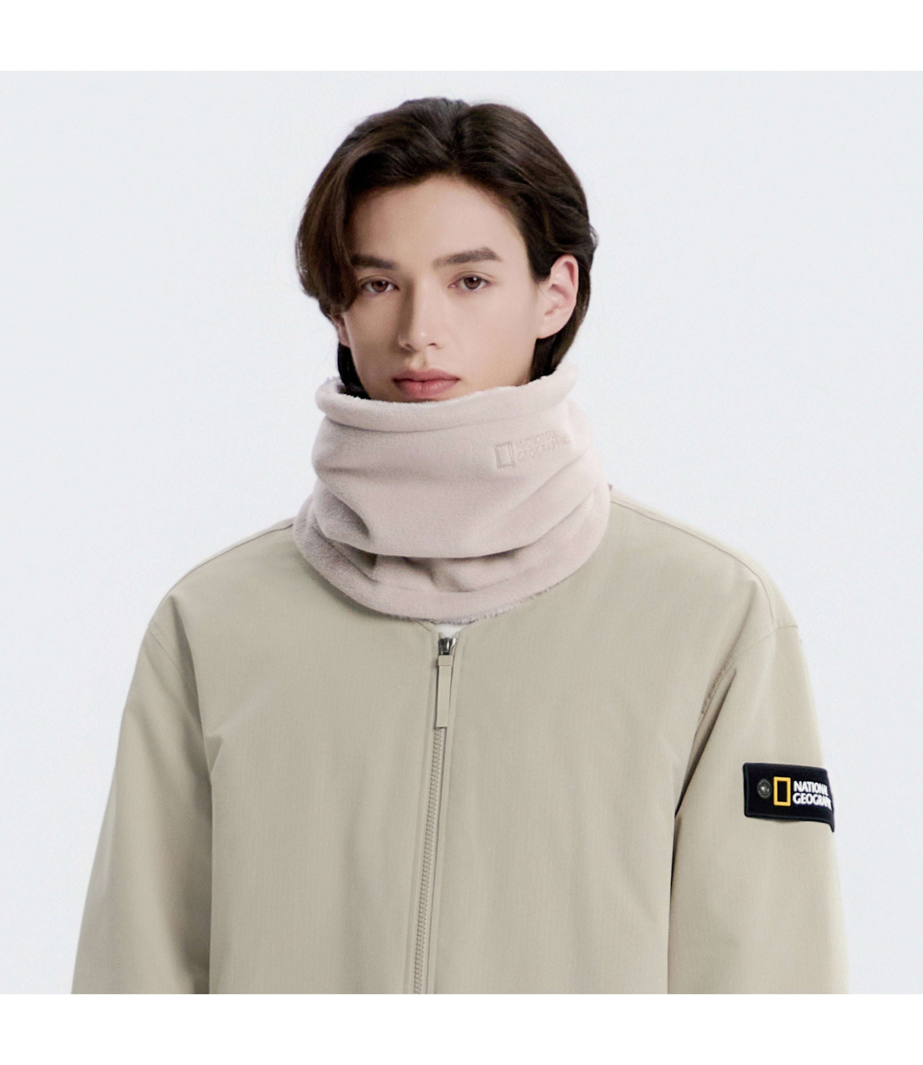POLARTEC Fleece Neck Warmer<br>BEIGE