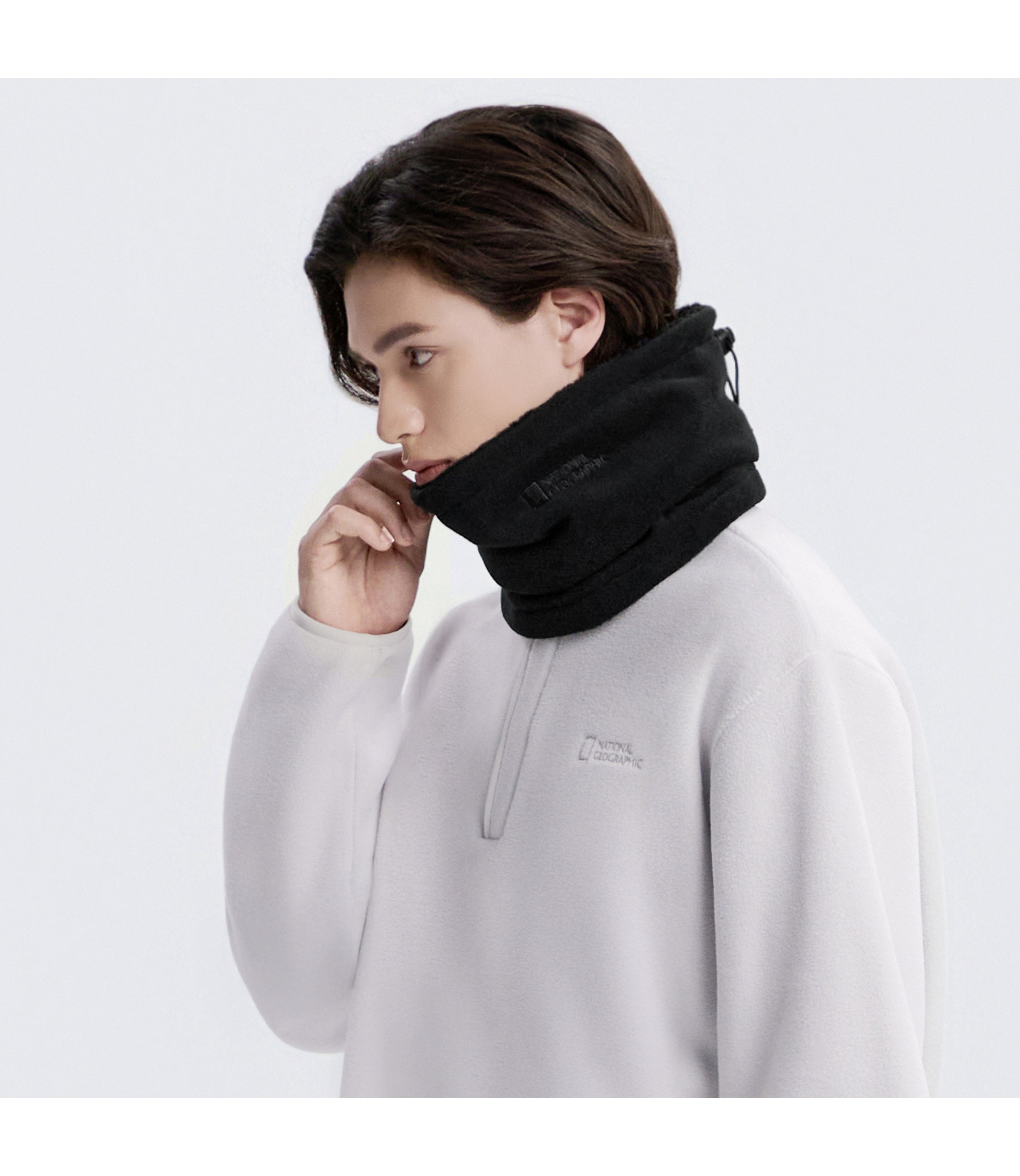 POLARTEC Fleece Neck Warmer<br>BLACK