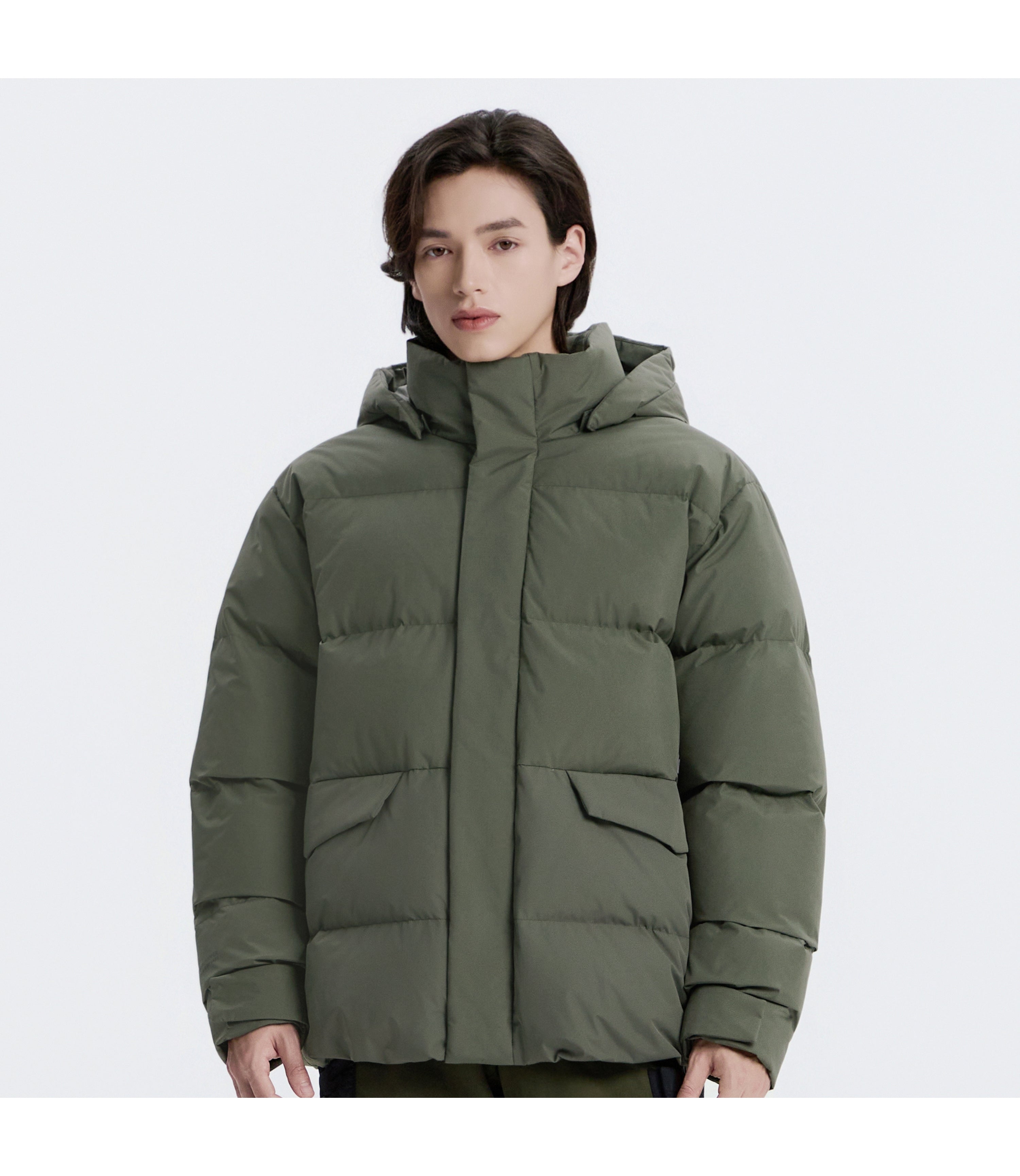 Unisex ATLAS Windstopper By Gore-Tex Labs Short Goose Down<br>KHAKI