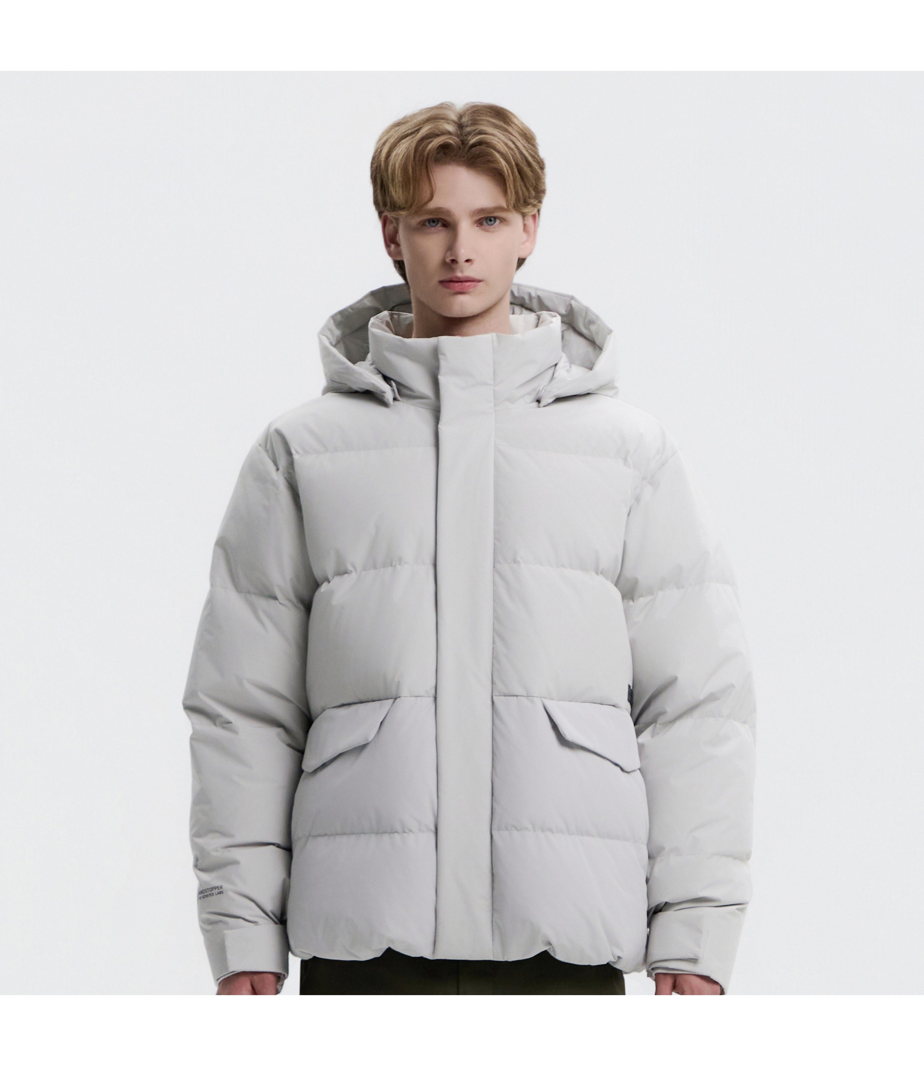 Unisex ATLAS Windstopper By Gore-Tex Labs Short Goose Down<br>L/GREY