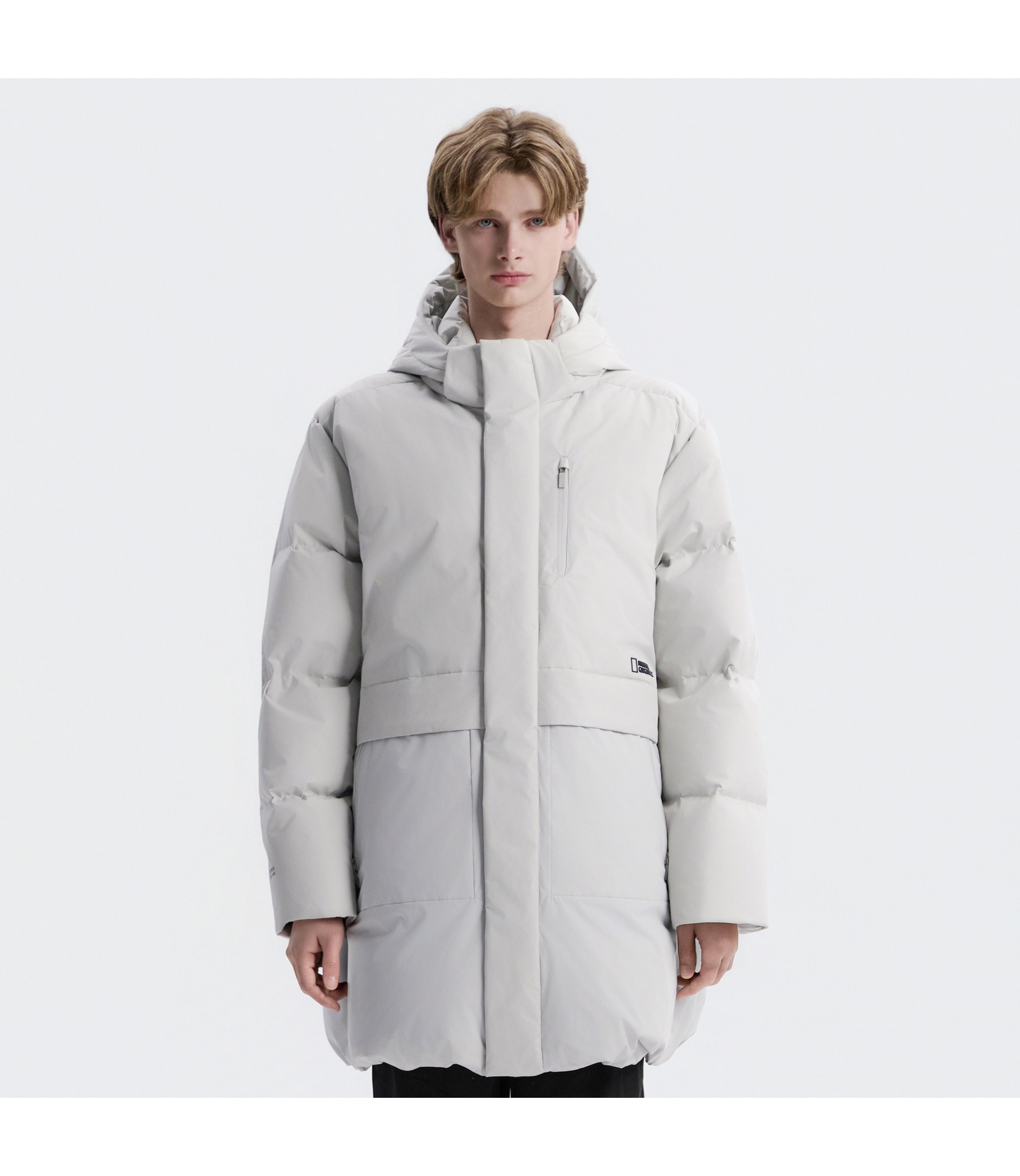 Unisex ATLAS Windstopper By Gore-Tex Labs Middle Goose Down<br>L/GREY