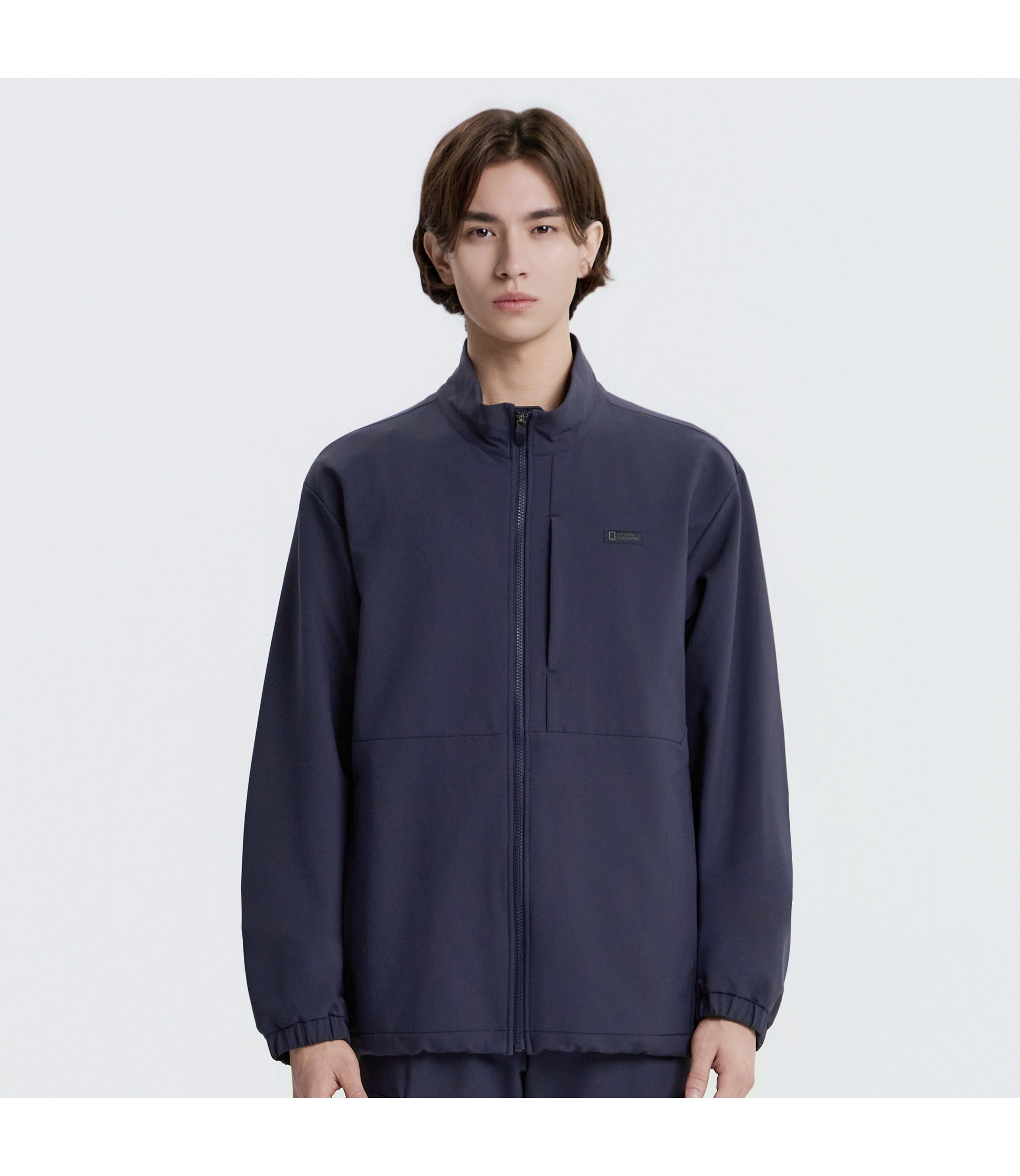 Unisex Active High-Neck Jacket<br>NAVY