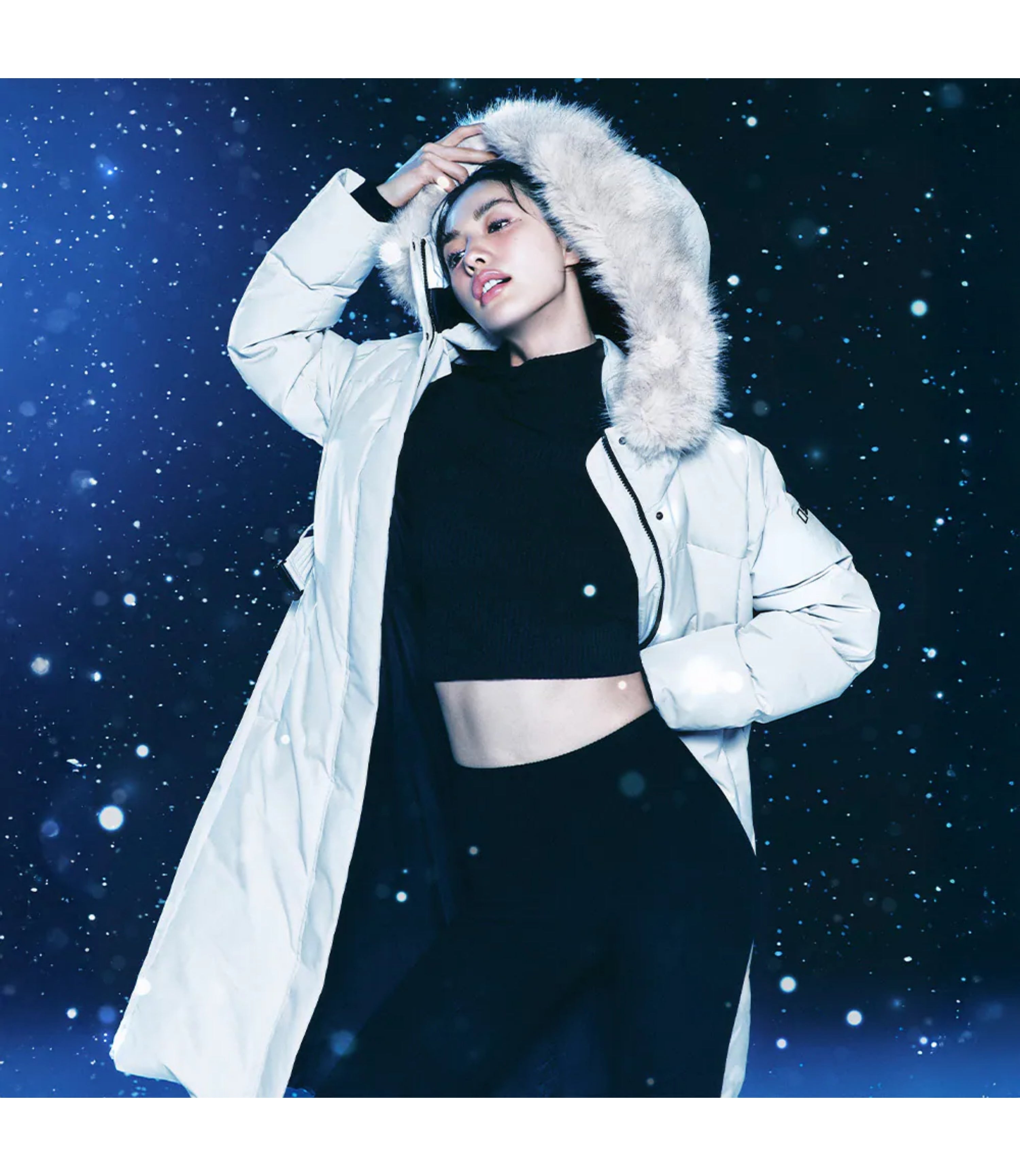 Women's ATLAS Windstopper By Gore-Tex Labs 2-Layer Long Goose<br>L/GREY