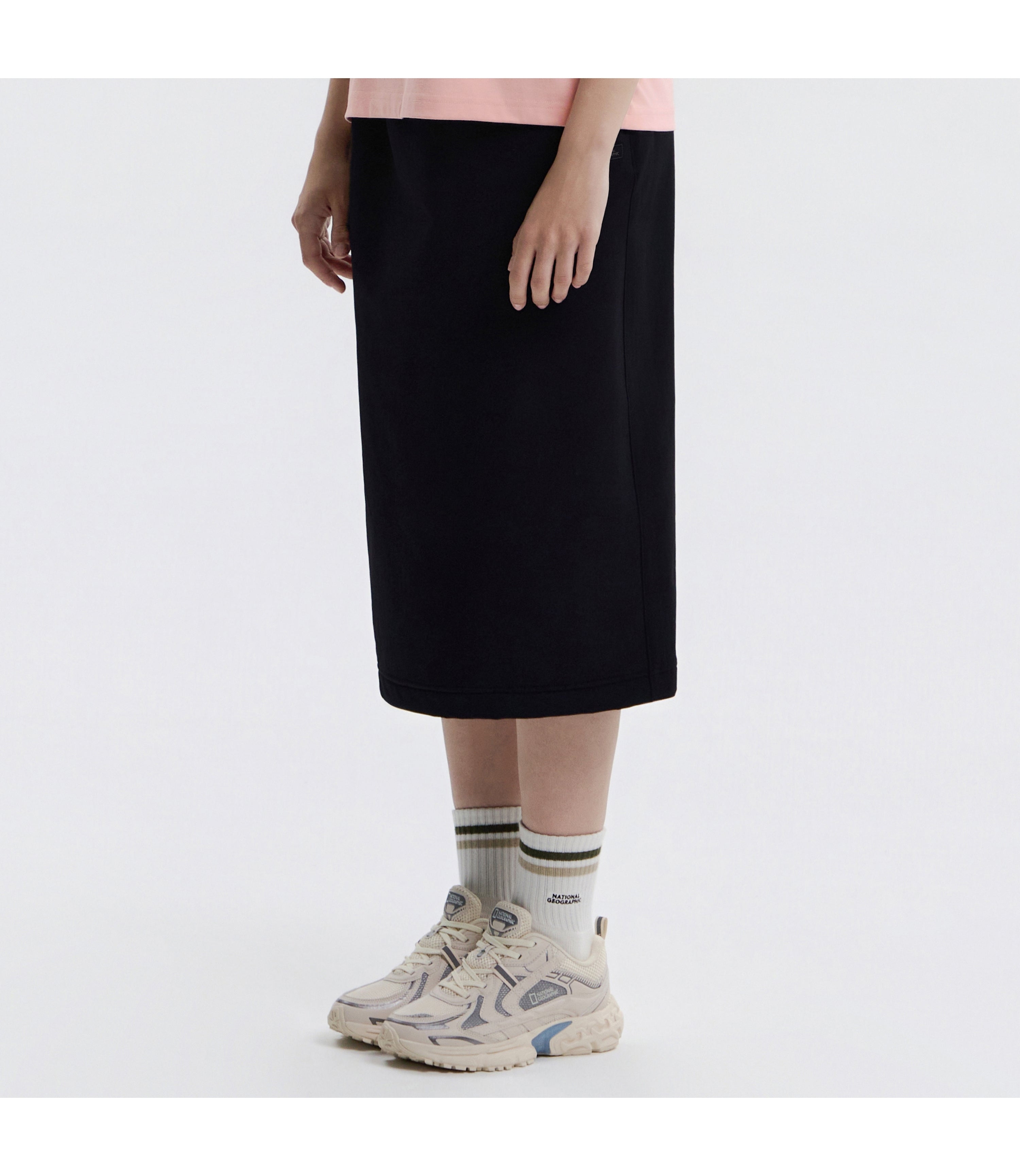 Women's ARCHELON Double Warm Woven Skirt<br>BLACK