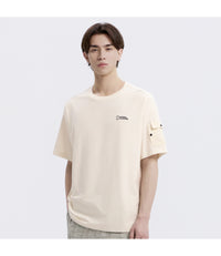 Men's NRN Utility Sleeve-Pocket Short Sleeve Tee<br>IVORY