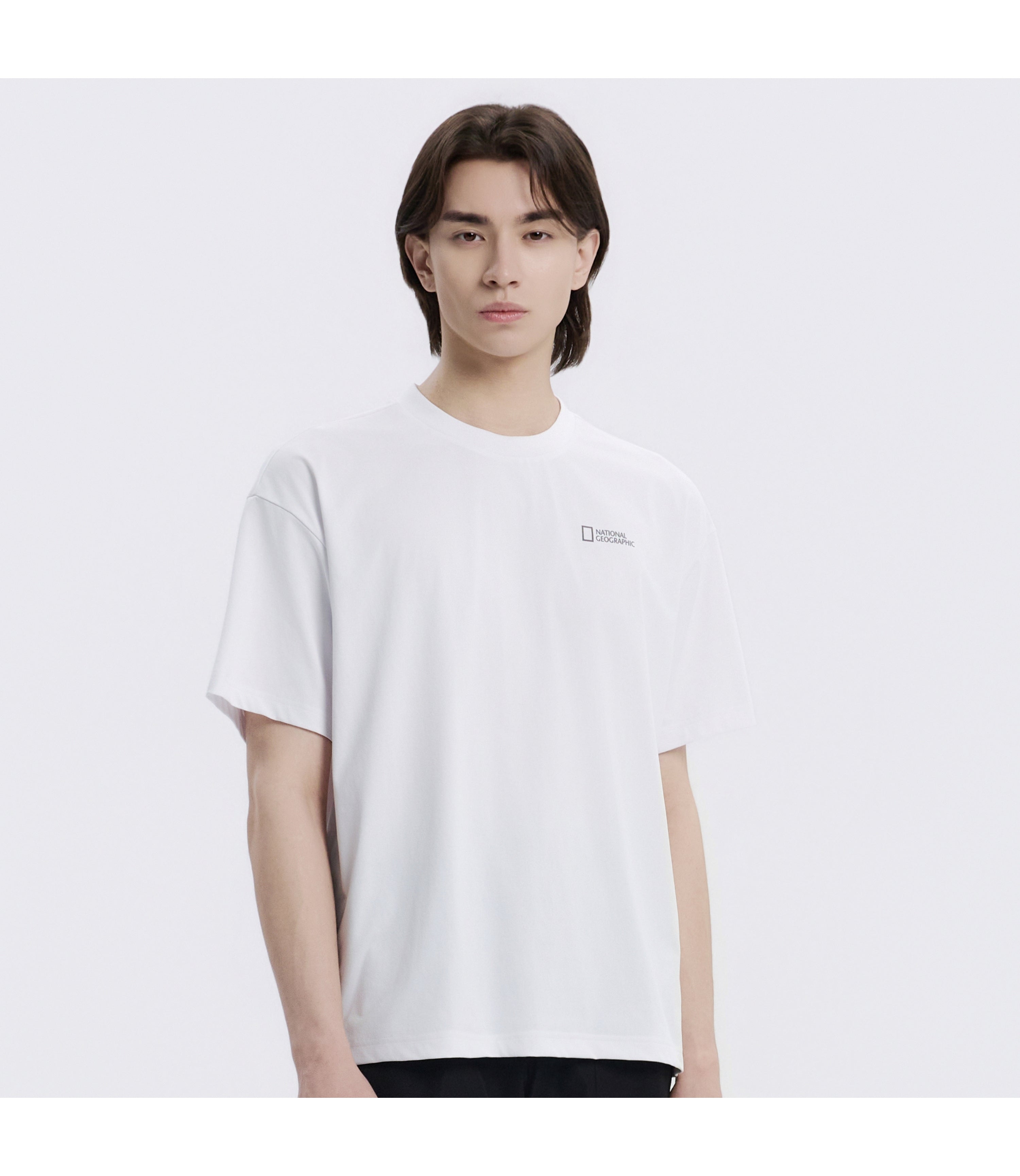 Unisex URBAN Big Logo Short Sleeve Tee<br>WHITE