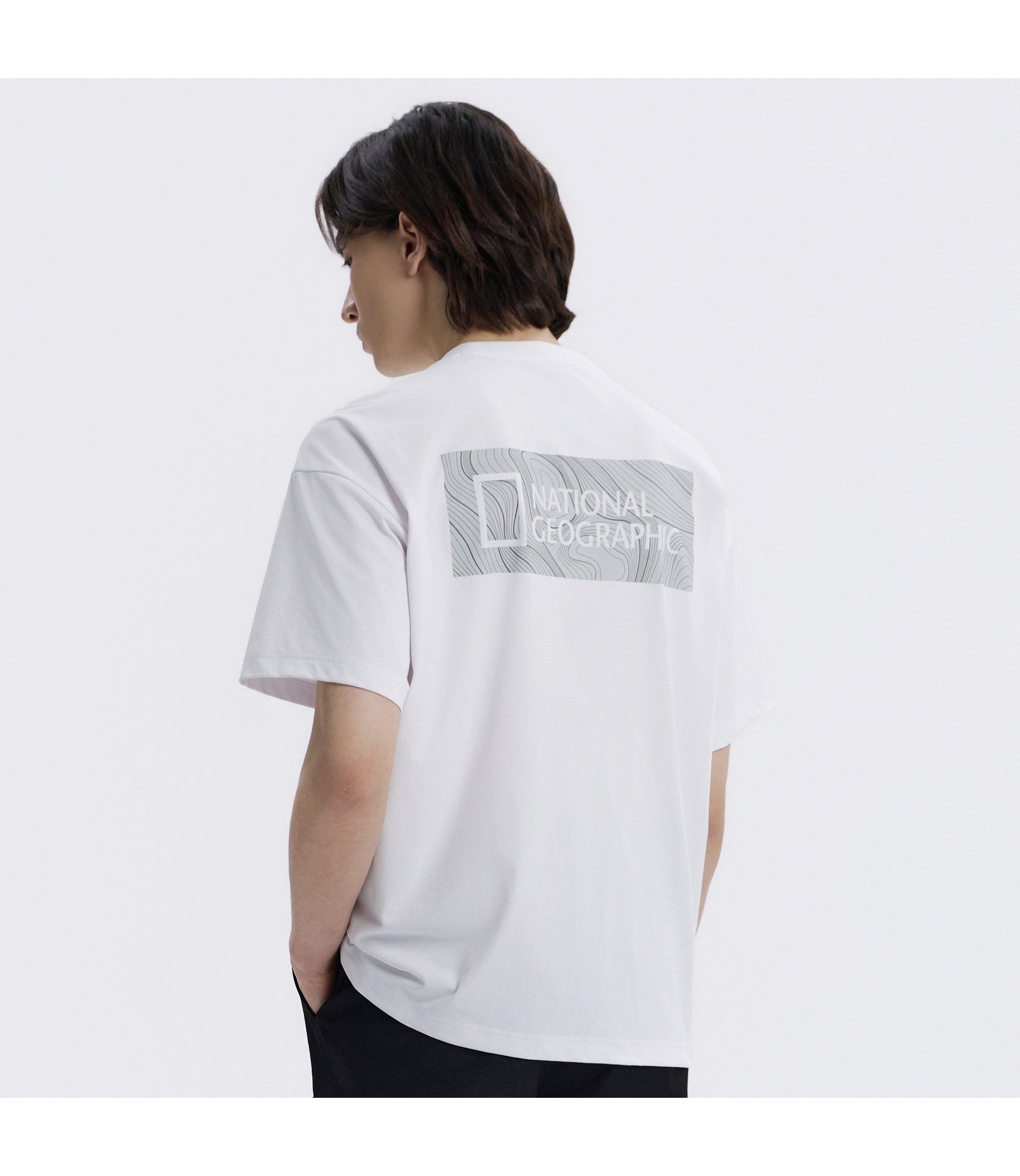 Unisex URBAN Big Logo Short Sleeve Tee<br>WHITE