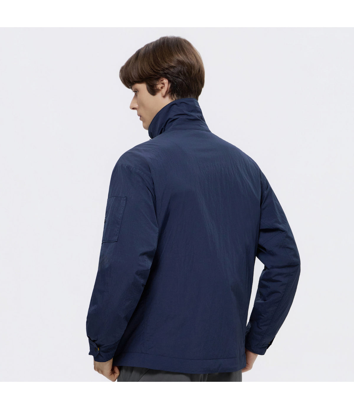 Men's [CORDURA] NRN Utility Shirt Jacket<br>NAVY