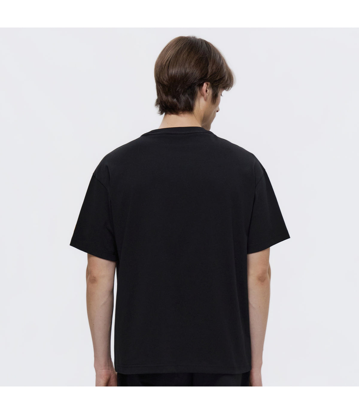 Unisex Animal Graphic Semi-Overfit Short Sleeve T-Shirt<br>BLACK