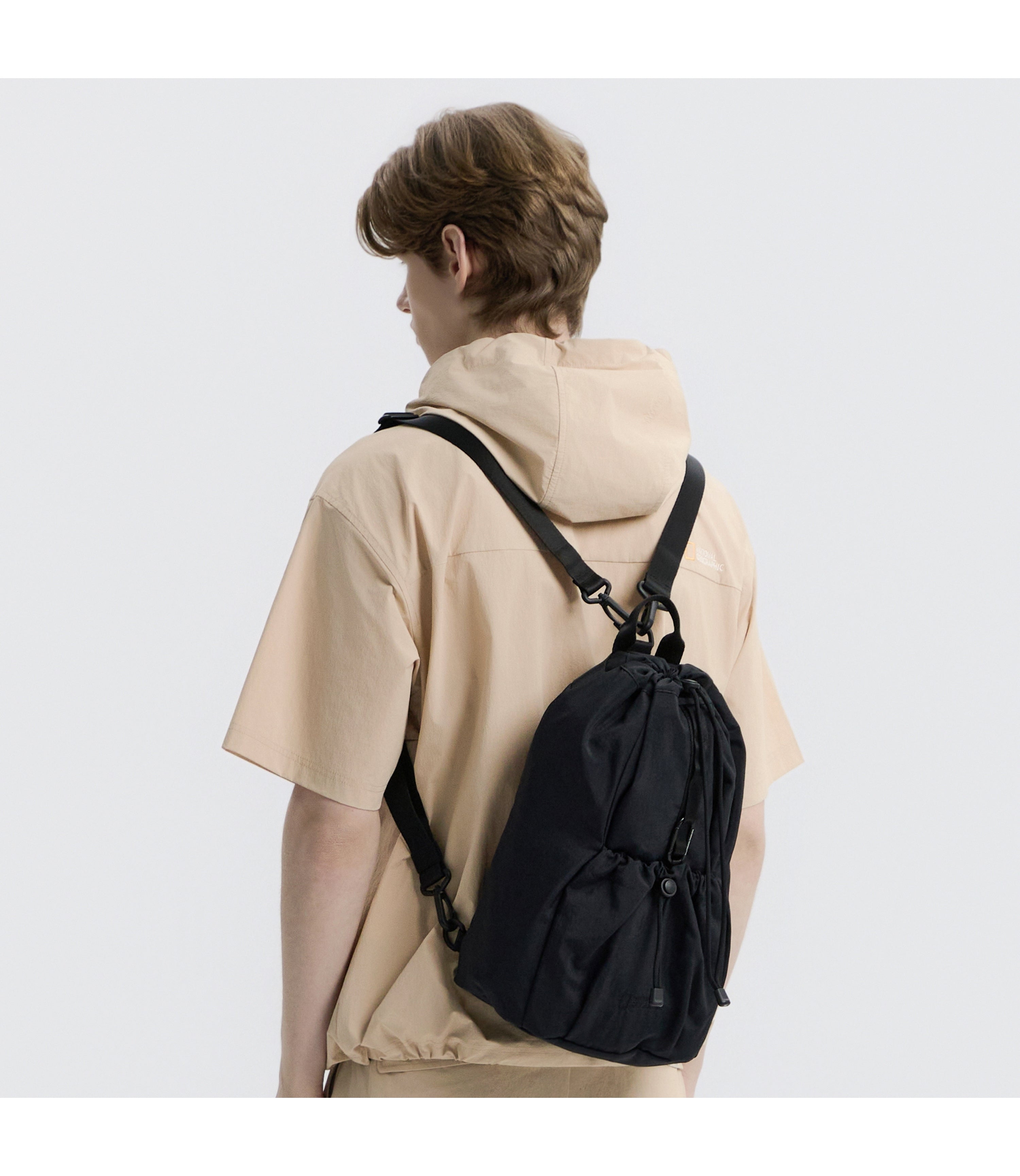 String Sling Bag<br>BLACK