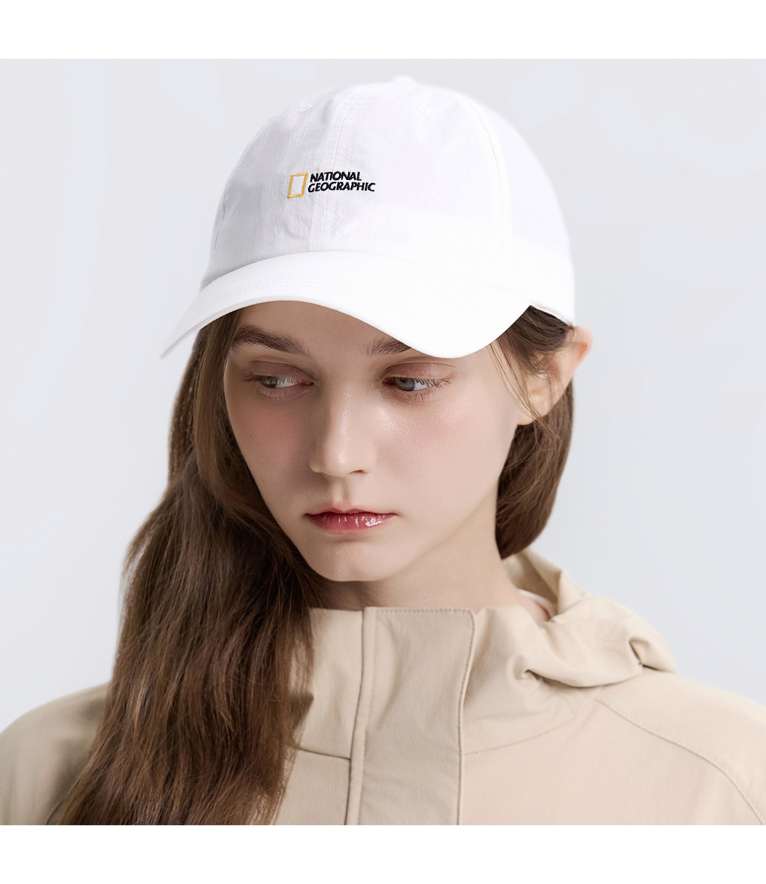 ADELIE Light Ball Cap<br>WHITE