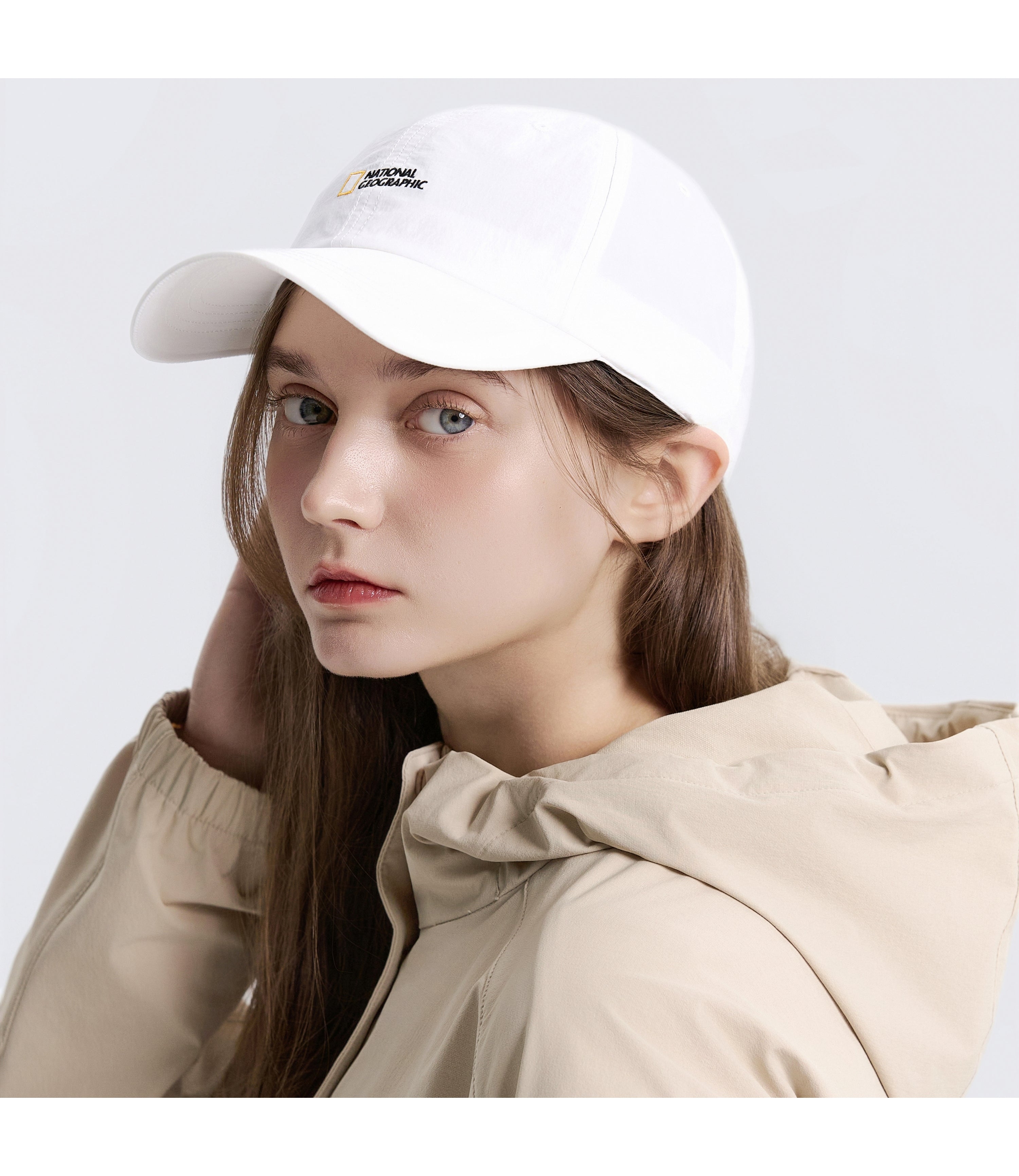 ADELIE Light Ball Cap<br>WHITE
