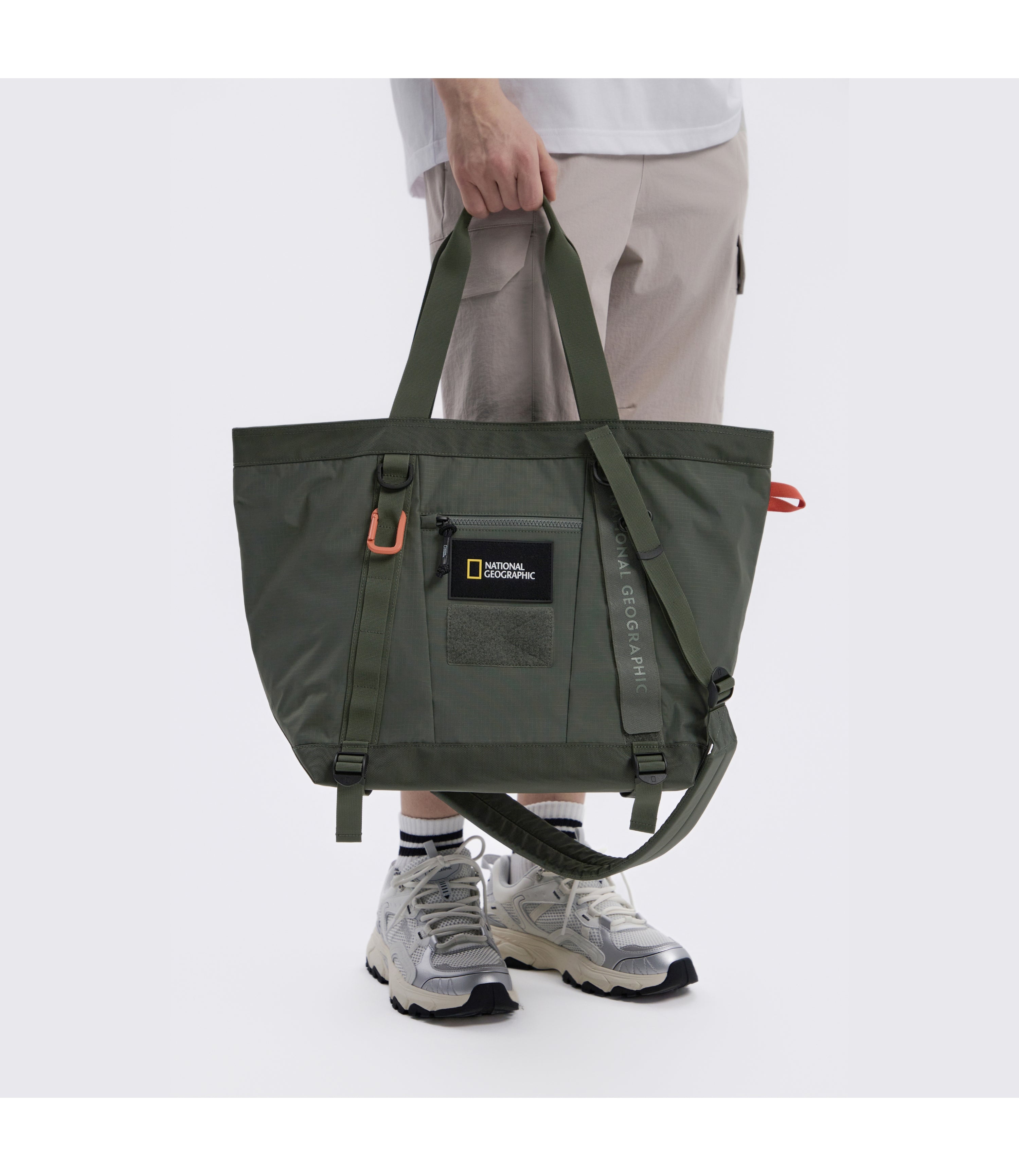 CREST Tote Bag<br>KHAKI