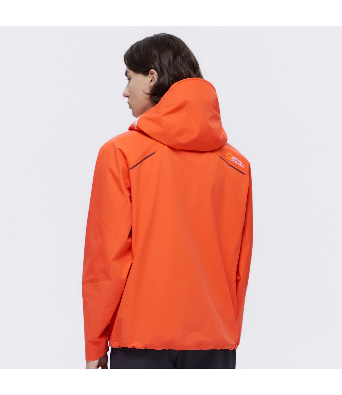 Men's DERMIZAX 3-Layer Perfect Functional Hooded Jacket<br>ORANGE