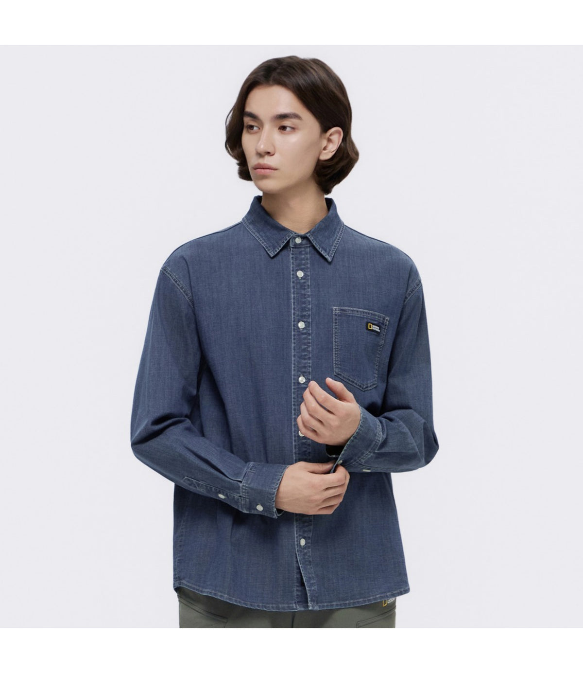 Men's Denim Shirt<br>DARK BLUE